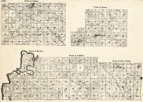 Adams County - Adams, Monroe, Easton, Colburn, New Chester, Wisconsin State Atlas 1930c